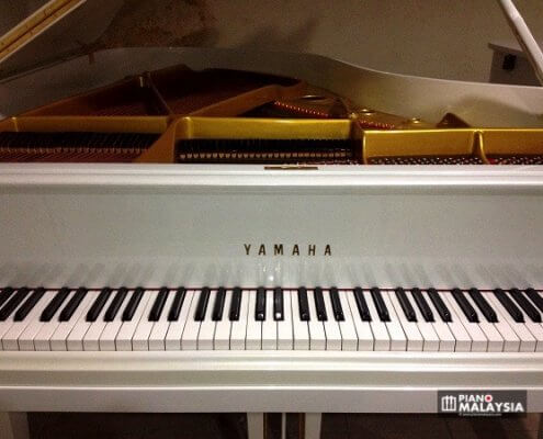 Yamaha No25 Grand Piano (Pearl White)