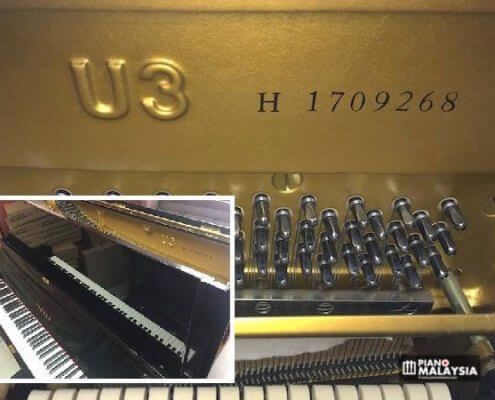 Yamaha U3H Upright Piano - Serial No